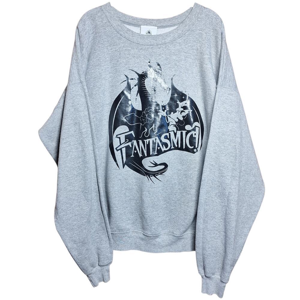 Disney Fantasmic Vintage show graphic print crewneck pullover sweatshirt XL